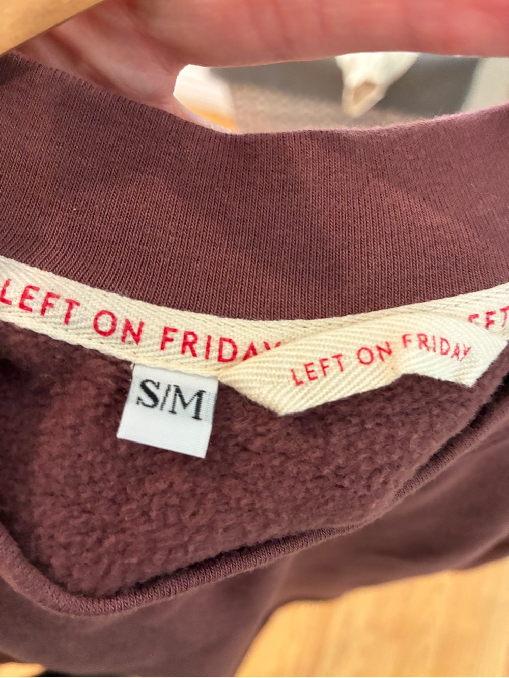 Left On Friday Field Day Sweatshirt - Mauve